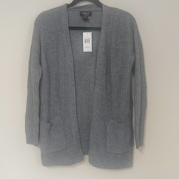 Hooked Up but I.O.T. Long Knit Cardigan Lace Up S - Picture 6 of 8